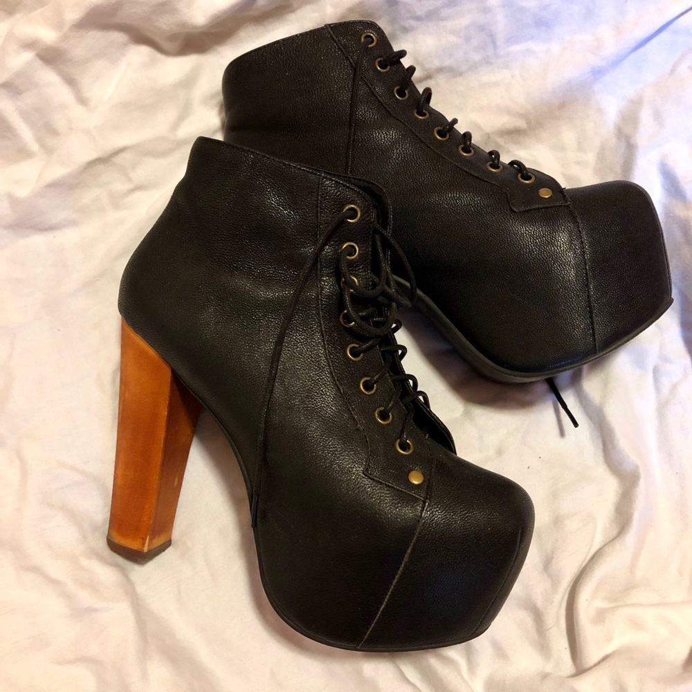 EUC Black Jeffrey Campbell Litas